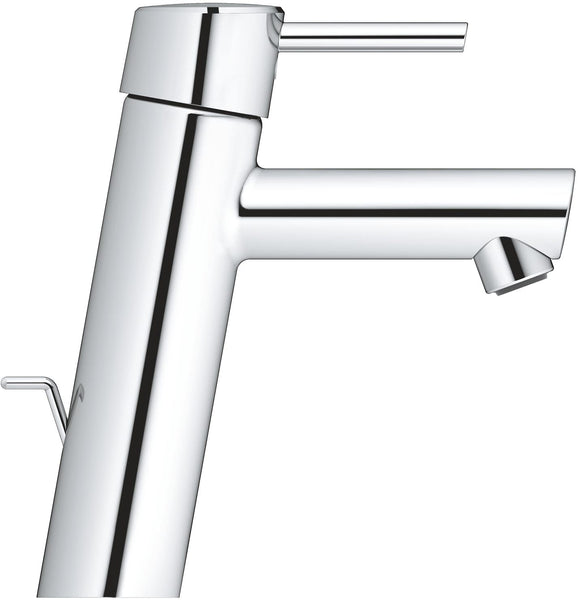 GROHE 23450001 Concetto Basin Tap with Pop-Up Waste, Medium - Chrome