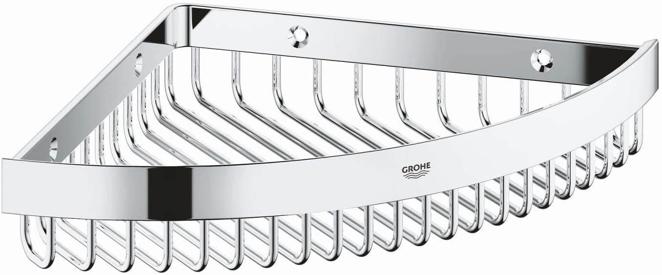GROHE Selection Cube 40809000 Bathroom Accessories Storage Basket Metal Chrome
