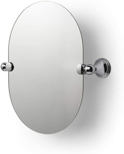 Croydex Westminster Wall Mounted Mirror with Zinc Alloy Construction, Chrome