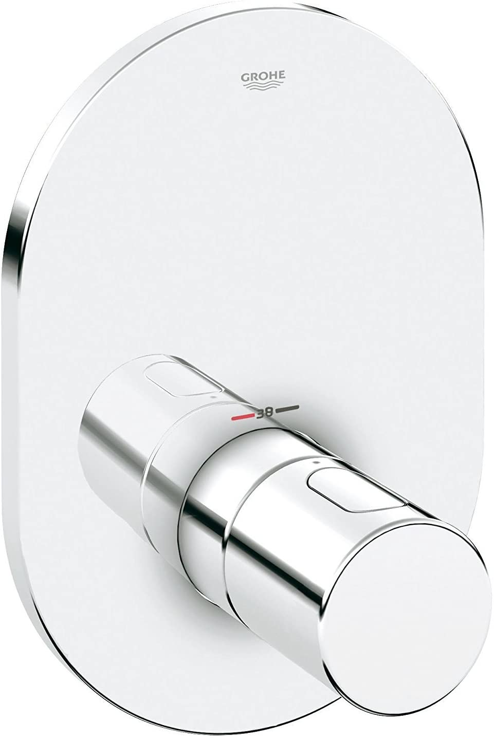 GROHE 19469000 | Grohtherm 3000 Cosmopolitan Thermostatic Shower Trim