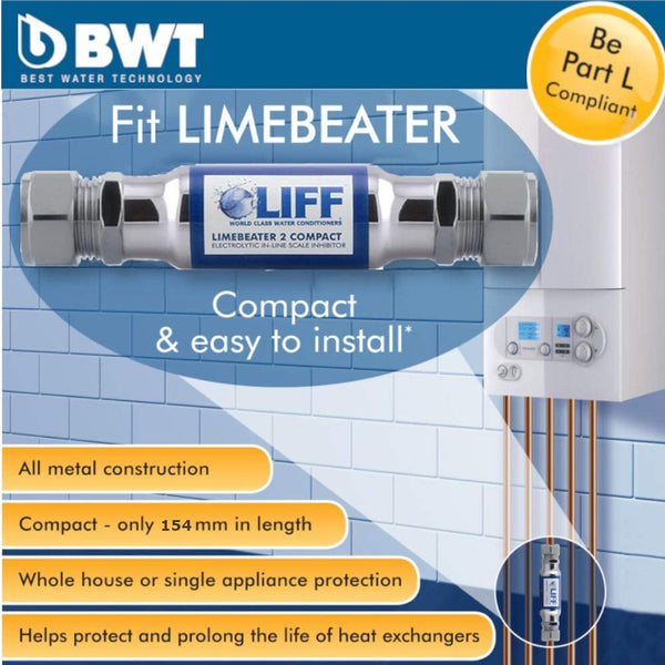 Liff Limebeater LBC2-22V2 Details This L Lime Beater Compression Electrolytic Scale Inhibitor, Chrome Finish