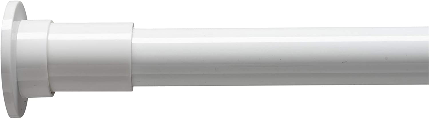 Croydex Stick 'N' Lock+ Adhesive or Screw Fix Shower Curtain Adjustable Rod