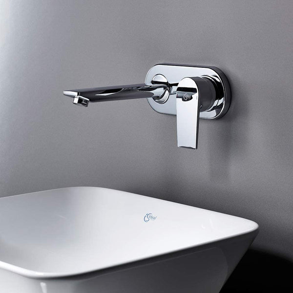 Tesi A6578AA Basin Mixer, Silber