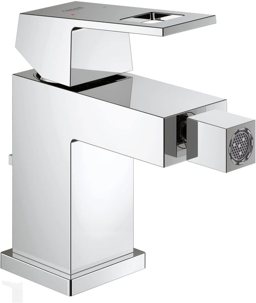 GROHE 23138000 Eurocube Bidet Tap (Pop-Up Waste and Ball-Joint Spout)