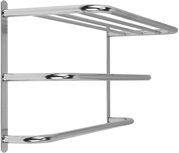 Croydex Chrome Plated Mild Steel Wall Mounted Towel Rack and Additional Rails