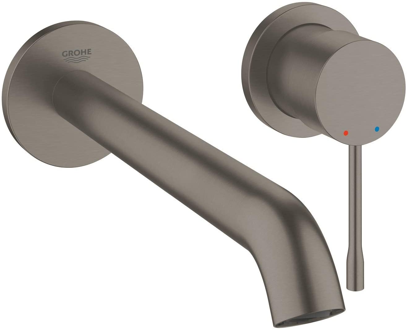 Grohe Essence New ‰ÛÒ Basin Mixer Tap 2 AG 5.7 L ‰ÛÒ Brushed Hard Graphite