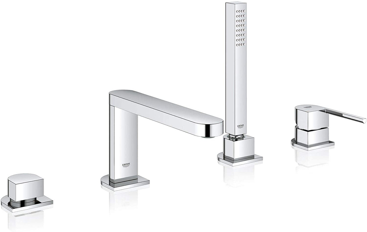 Grohe Plus 23845003 3-Hole Single-Lever Bath Combination Chrome, 23845003
