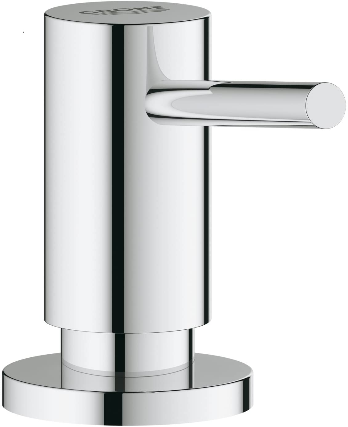 Grohe Contemporary soap dispenser (for liquids, 0.4l storage jar) 40536000, silver, 40536000