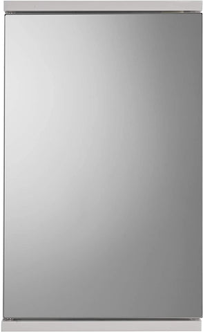Croydex Simplicity Self-Assembly 1 Door Corner Mirror Cabinet (FSC MDF), White