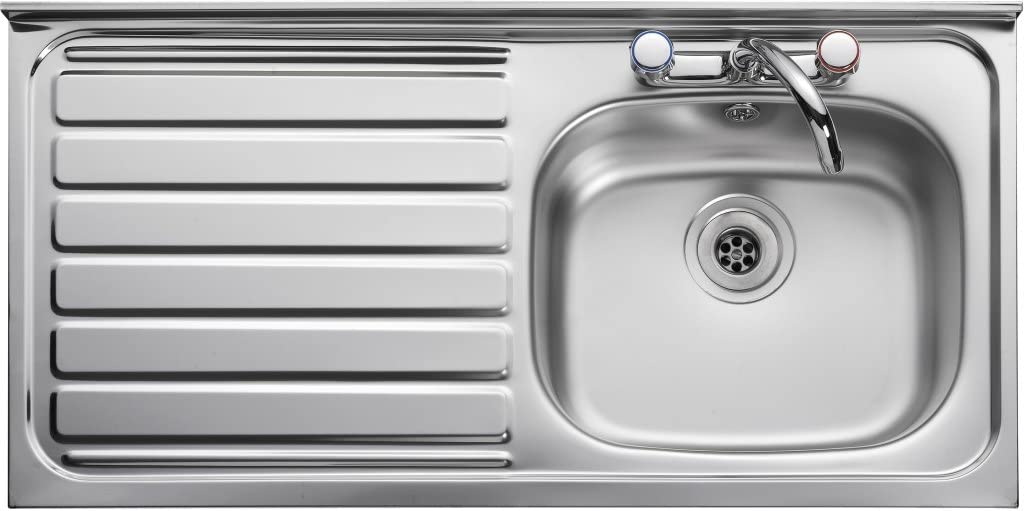 Leisure LC105 Flush-Mounted Sink Rectangular Stainless Steel 1 Bowls Rectangular