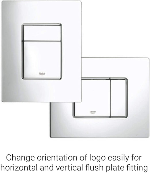 GROHE 38732BR0 Skate Cosmopolitan Flush Plate, Anti-Fingerprint - Titanium