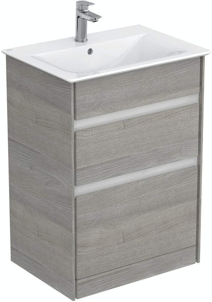 Ideal Standard E0836 Concept Air 60cm Floor Standing Vanity Unit with 2 Drawers