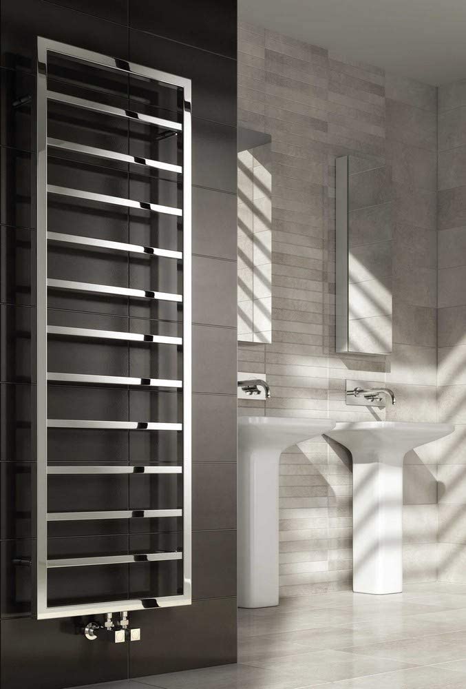 Reina Egna Stainless Steel Straight Square Designer Heated Towel Rails