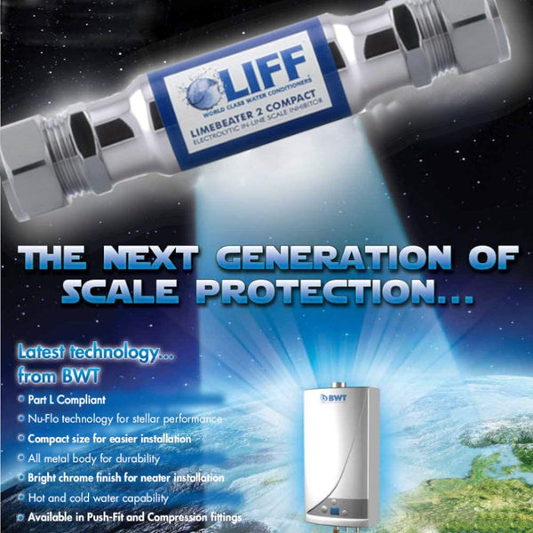 Liff Limebeater LBC2-22V2 Details This L Lime Beater Compression Electrolytic Scale Inhibitor, Chrome Finish