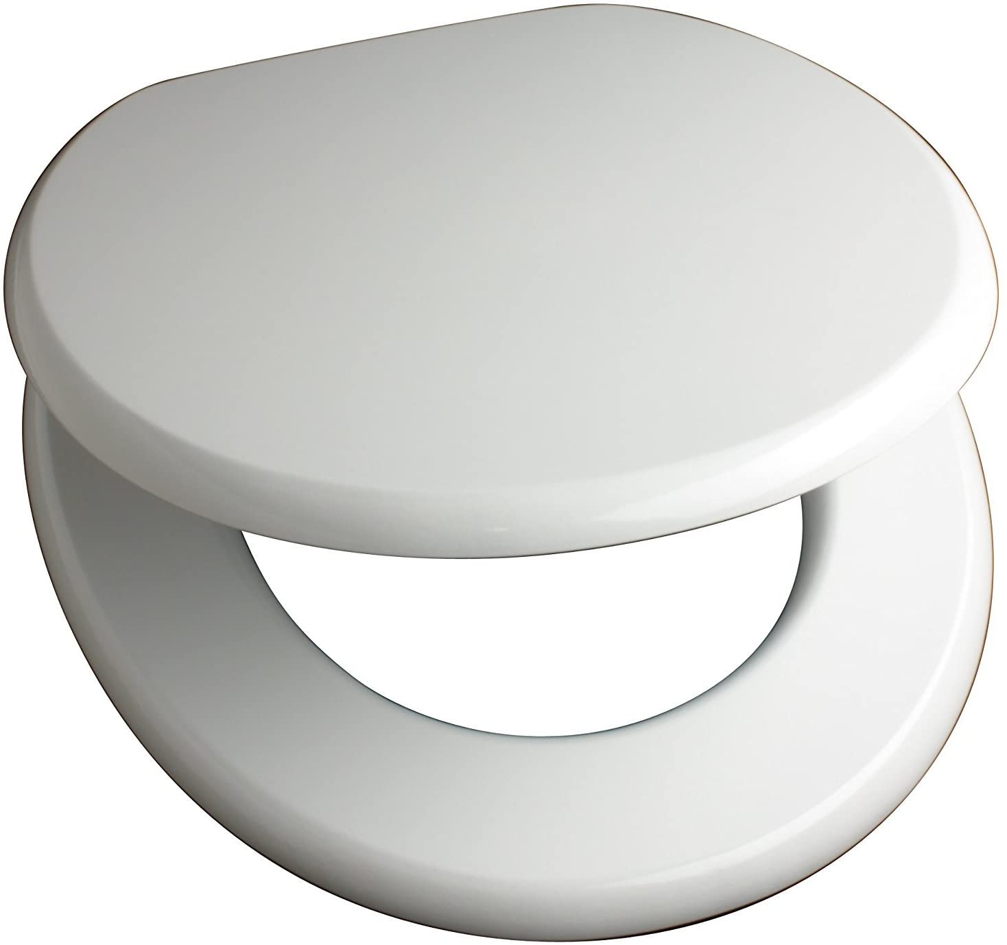 Euroshowers MDF antibacterial toilet seat - White
