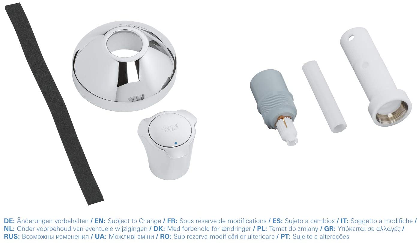 GROHE 19809001 | Costa Concealed Stop-Valve Trim | Blue