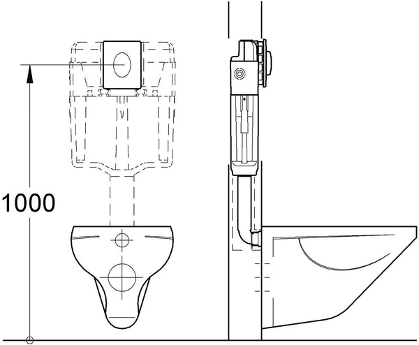 GROHE 38564000 | Skate Air WC Wall Plate