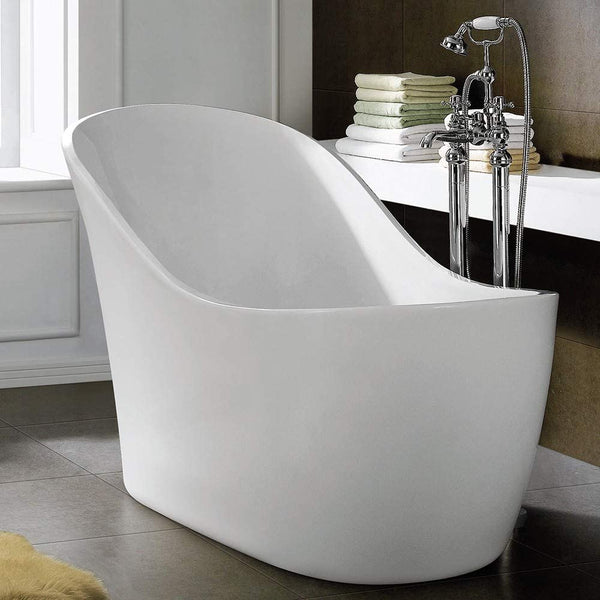 Synergy Mardi Gras 1700mm White Modern Slipper Bath SY-FSB405