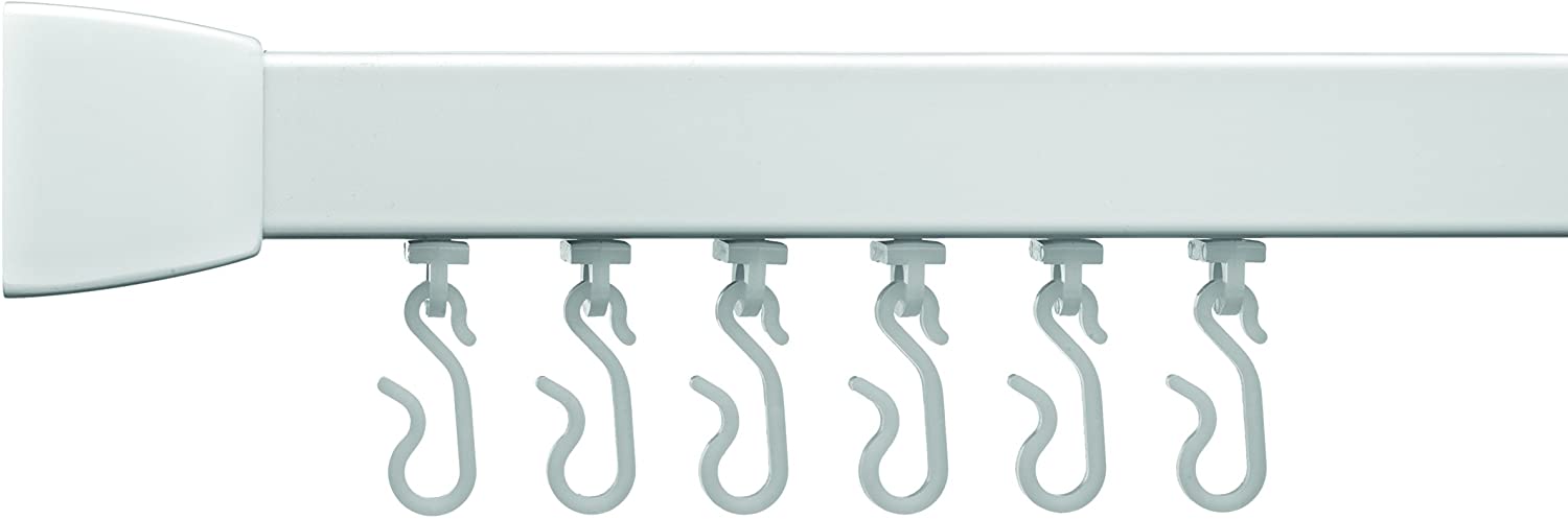 Croydex Profile 800 U-Shaped Rail 800x800x800-White, Aluminum, White, 80 x 80 x 3 cm