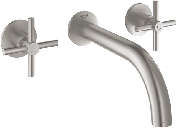 Grohe Atrio 20164DC3åÊ| Modern Bath Filler Tap 3-Hole Basin Mixer Tap | Supersteel
