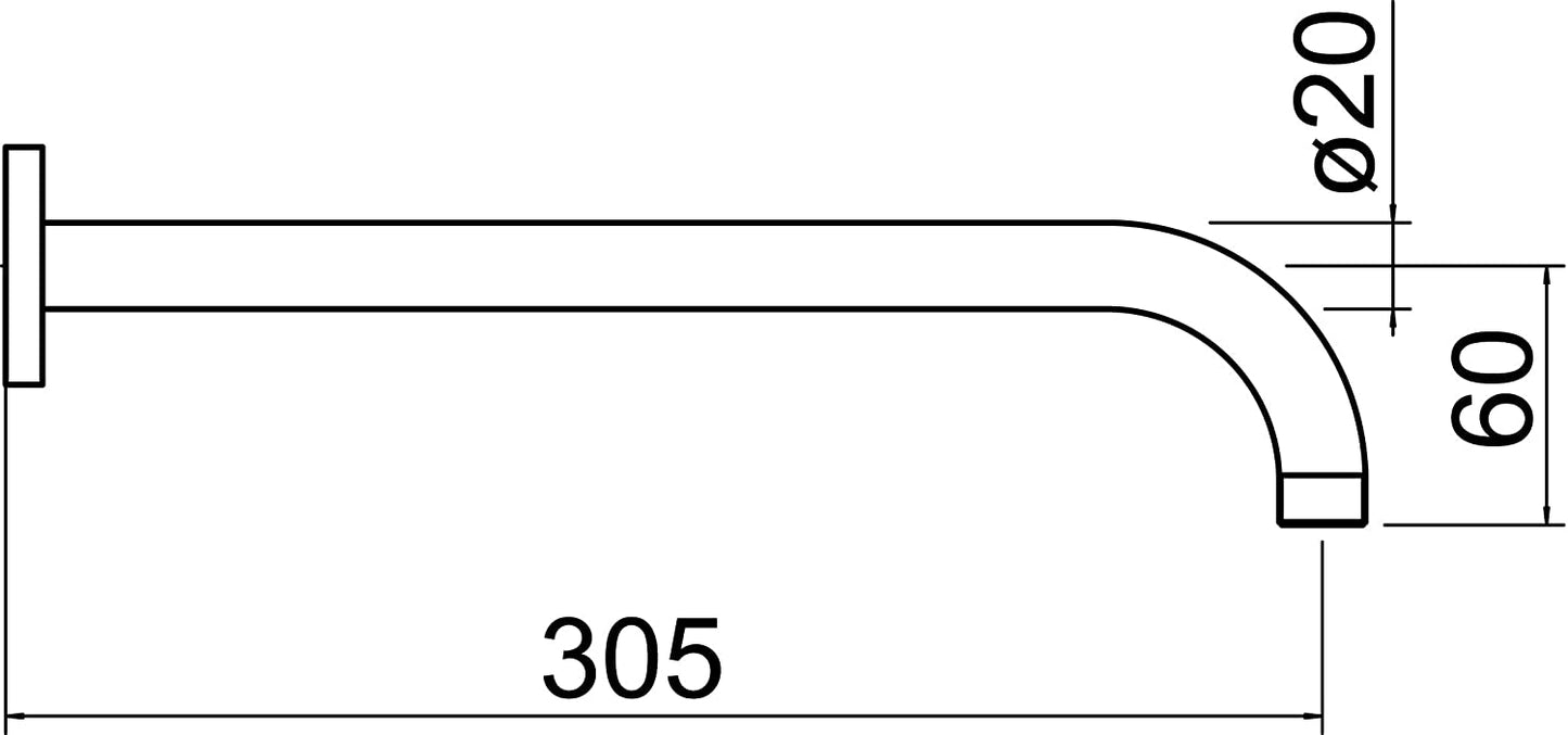 Trisen Nalor TSS005 Concealed Thermostatic Shower Kit