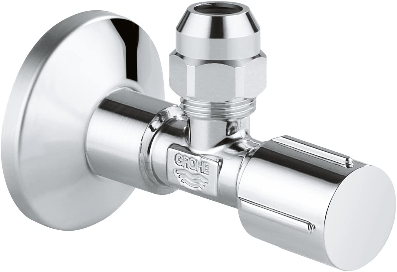 Grohe Angle valve 1/2 inch for Single Lever Mixer with Length Compensation and Compression Nut Ì÷ 10 mm, 22037000