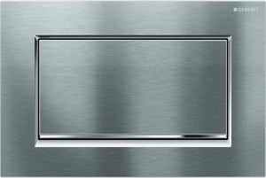 Geberit Sigma Polished Chrome 30í«ÌÎ_Actuator Plate for Stop-and-Go Flushing, Screw, Pack of 1, 115.893í«ÌÎ_KX 1