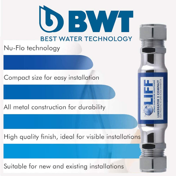 Liff Limebeater LBC2-22V2 Details This L Lime Beater Compression Electrolytic Scale Inhibitor, Chrome Finish
