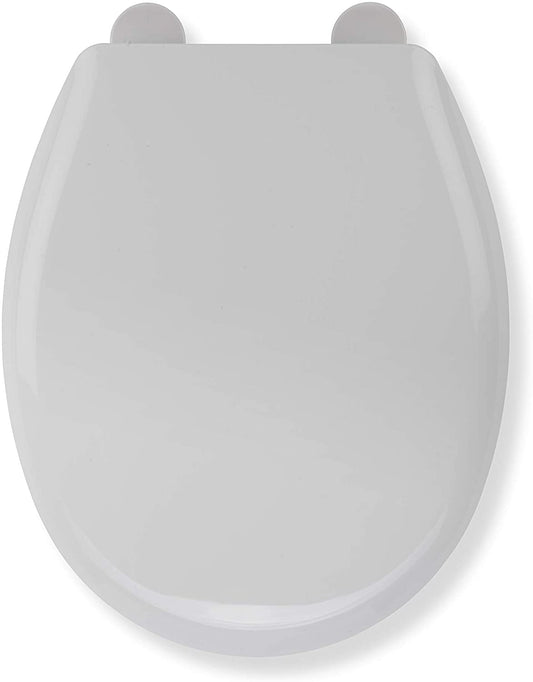 Croydex Canada Anti Bacterial Toilet Seat, White, 36x42.5cm