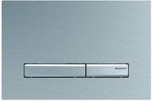 Geberit actuating plate Sigma50 for 2-volume flushing, colour: deep black RAL 9005-115.788.DW.2