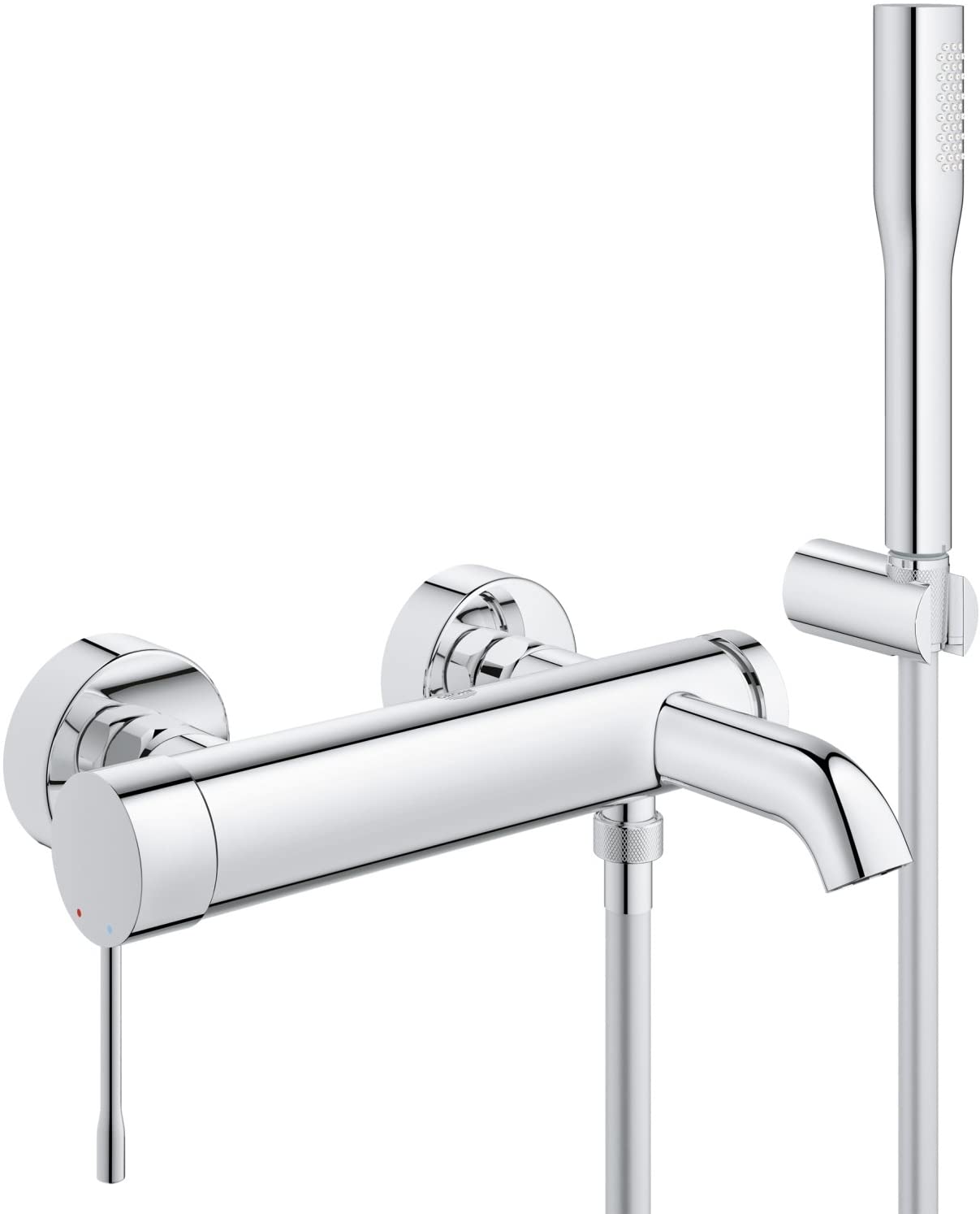 GROHE Essence Wall-Mounted Shower Tap, Integrated Non-Return Valve