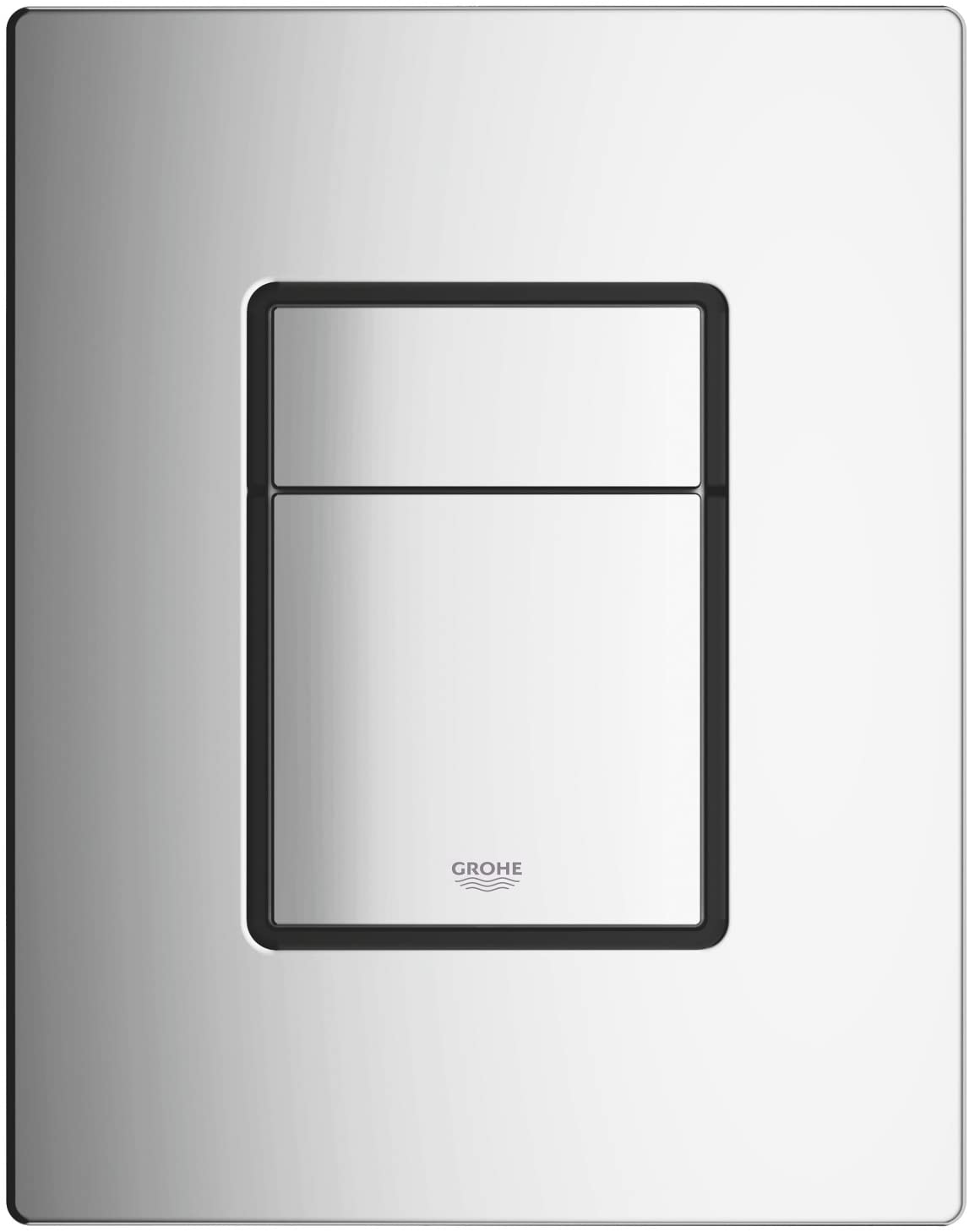 GROHE 38732BR0 Skate Cosmopolitan Flush Plate, Anti-Fingerprint - Titanium