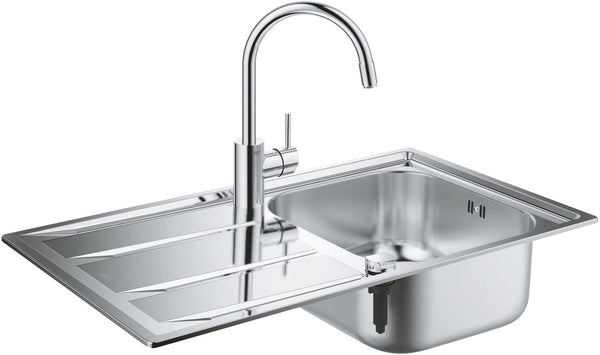 GROHE 31570SD0 | K400 Kitchen Sink & Concetto Tap Bundle