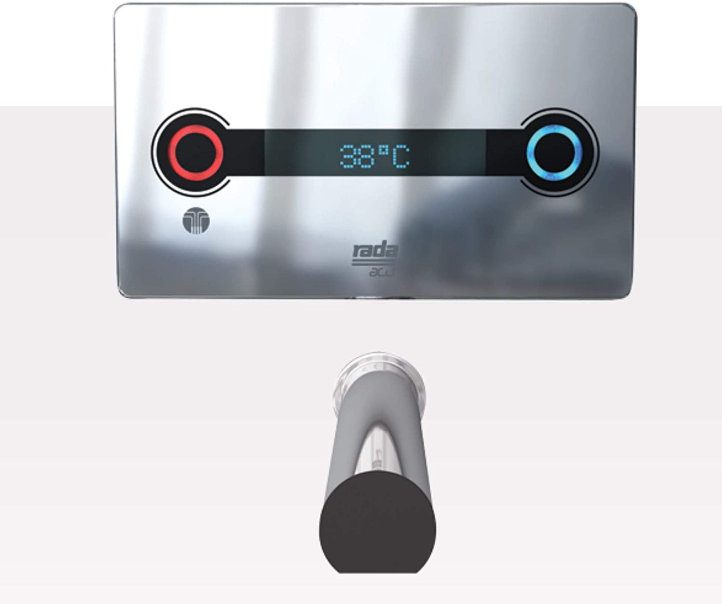Rada 1.1664.002 Chrome Acu-T3 Touch Free Basin Tap with 225 mm Spout,