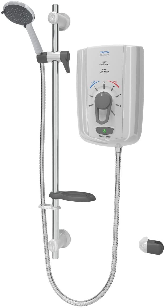Triton Omnicare Design 8.5kw Electric Shower Thermostatic Grab Kit CINCDES08WGRB