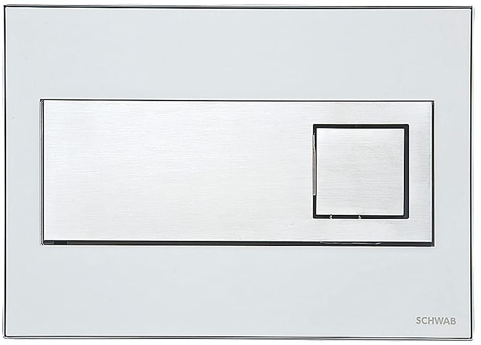 Fluidmaster Schwab Caro 256717 Dual-Flush Flushing Plate White