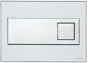 Fluidmaster Schwab Caro 256717 Dual-Flush Flushing Plate White