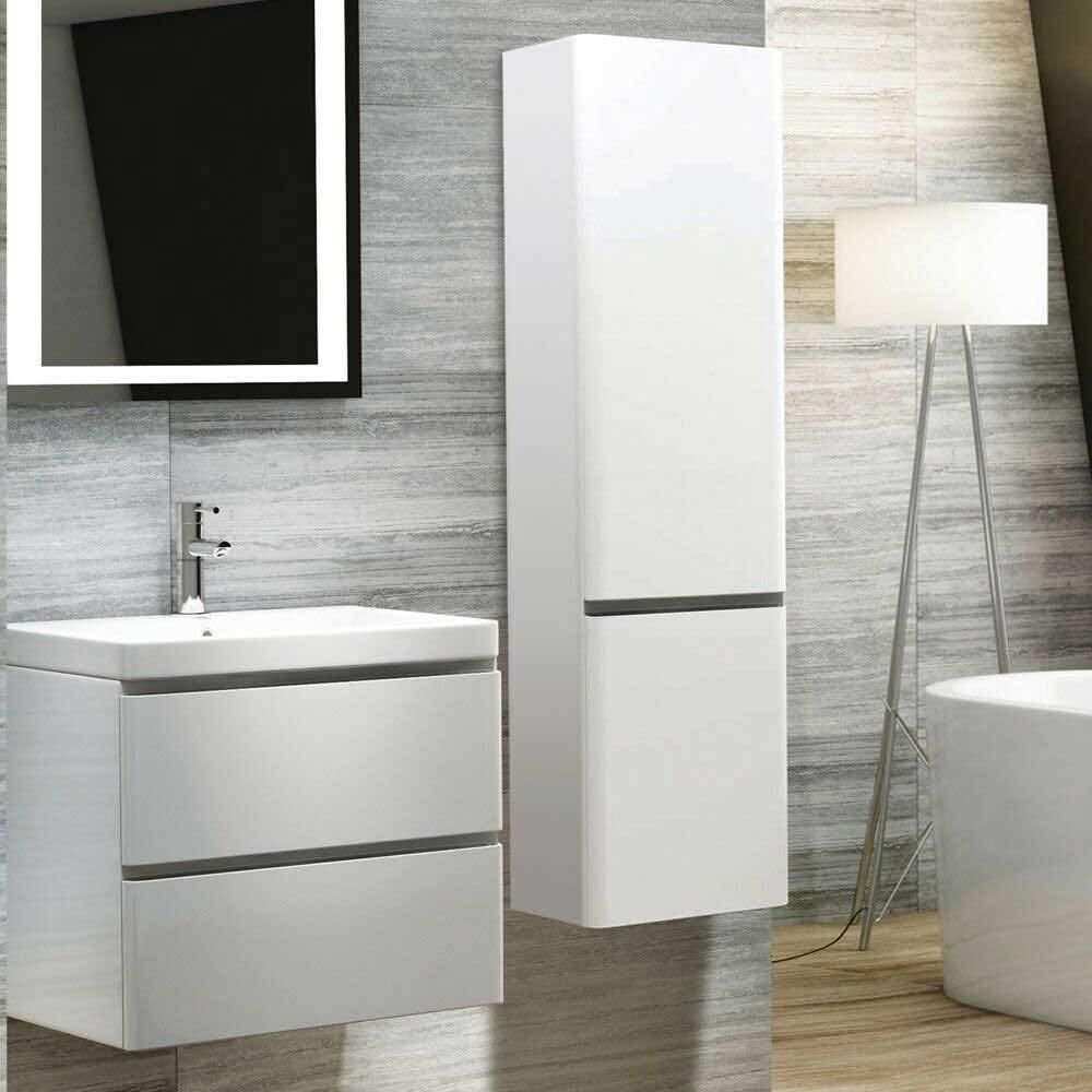 Synergy Linea 1650mm White Tall Cabinet