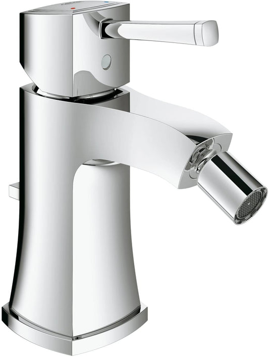GROHE 23315000 Grandera Bidet Tap, Pop-Up Waste