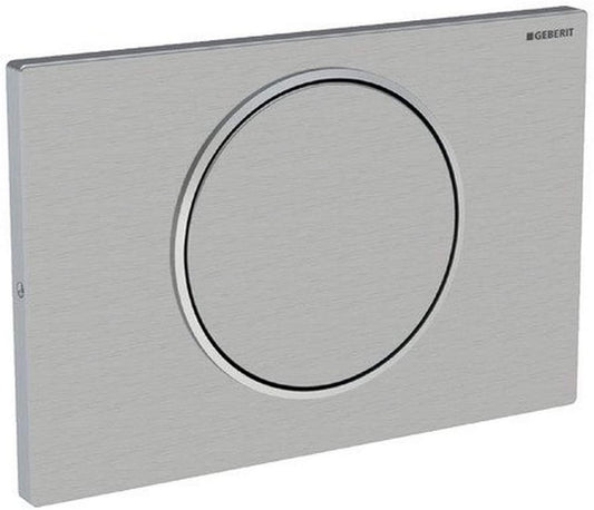 Geberit 115.787. SN. 5í«ÌÎ_Sigma10, Stainless Steel, Brushed/Polished/Brushed, Screw-On