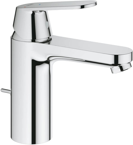 GROHE 2337700E Eurosmart Cosmopolitan Bathroom Tap (Pop-Up Waste, Standard Spout and Silkmove ES)