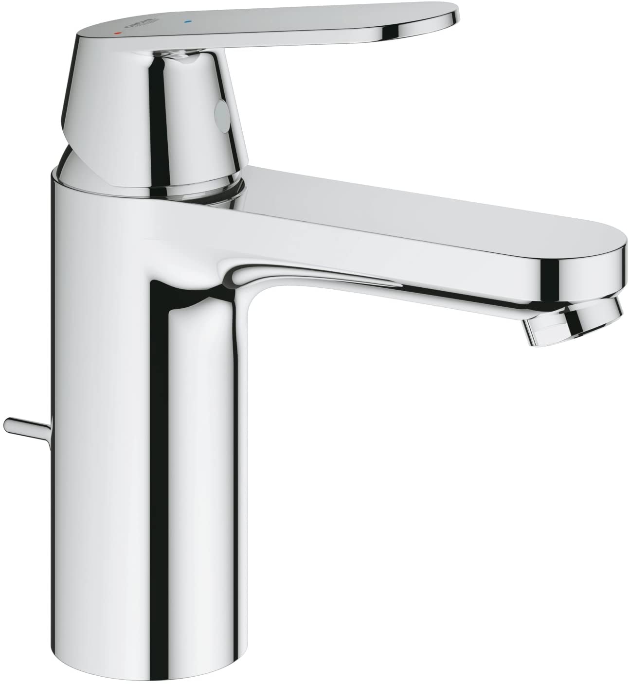 GROHE 2337700E Eurosmart Cosmopolitan Bathroom Tap (Pop-Up Waste, Standard Spout and Silkmove ES)