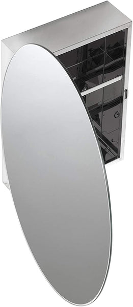 CroydEx Tay Stainless Steel Oval Cabinet