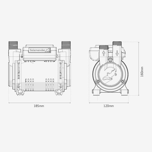 Salamander CT75XTRA Shower Pump