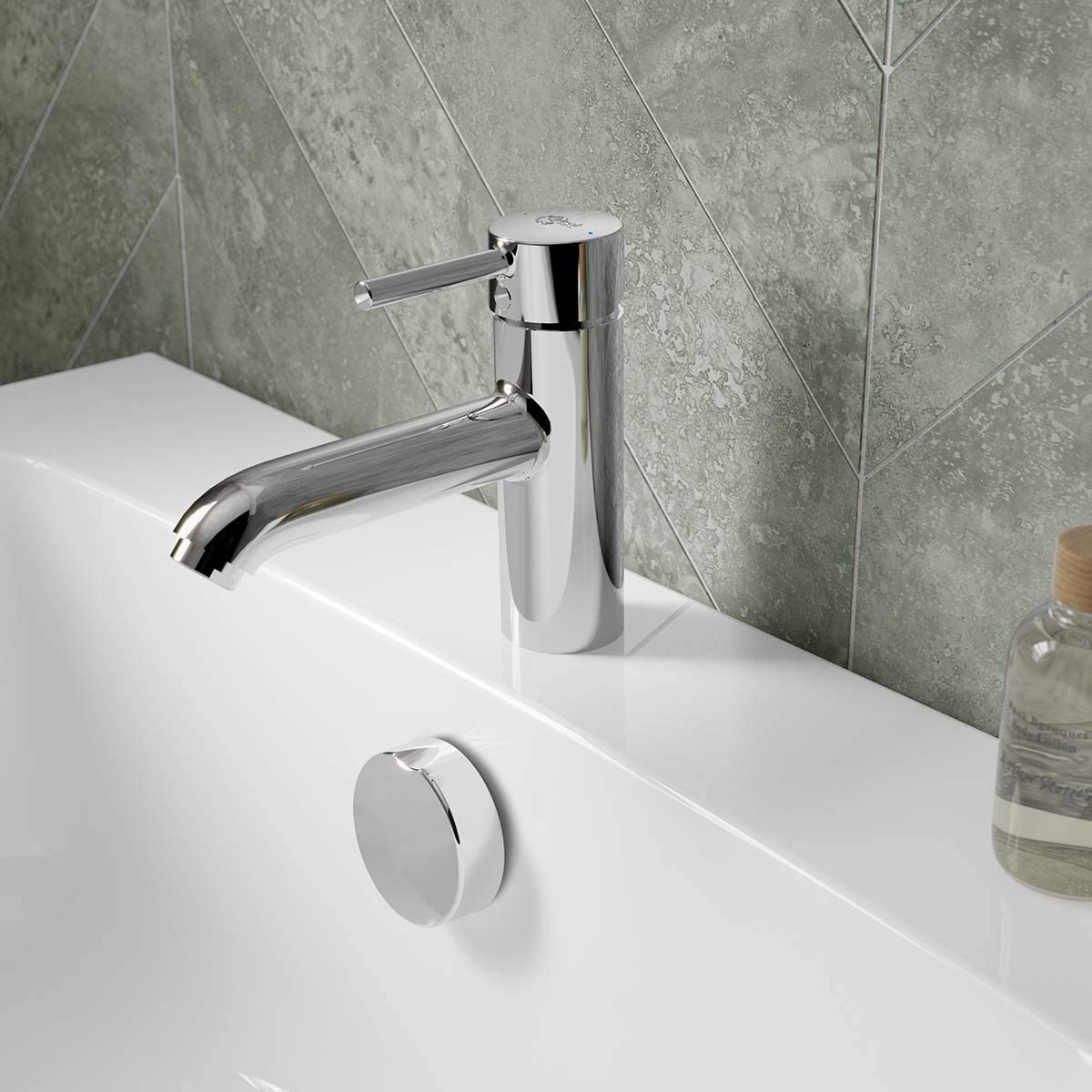 Ideal Standard BC190AA Ceraline one tap Hole Bath Filler, Chrome