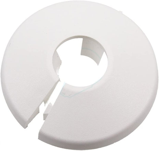 Talon PC35/05 Pipe Collar, White, 35 mm, Set of 5 Pieces