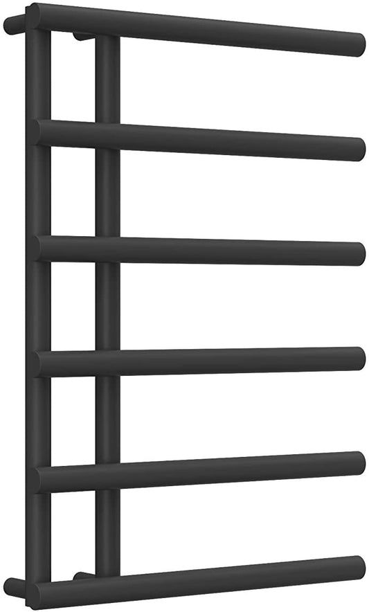 Reina Matera Steel Anthracite Designer Heated Towel Rail 722mm x 500mm - Central Heating