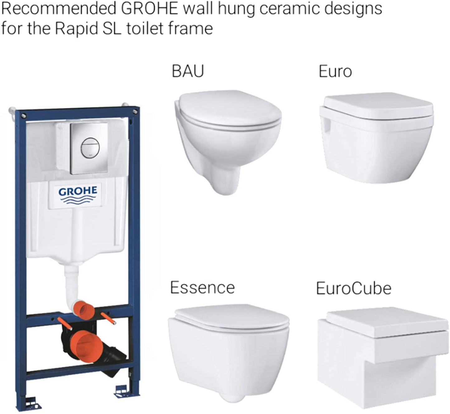 GROHE 38860000 |  Nova Rapid SL Set | 1.13m