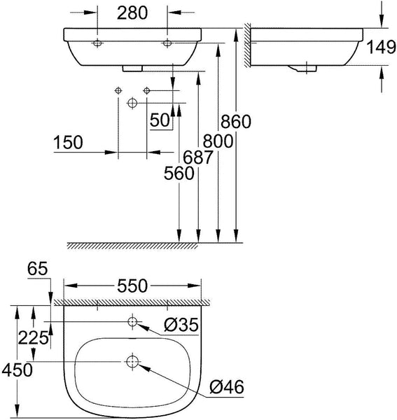 Grohe Euro Ceramic.