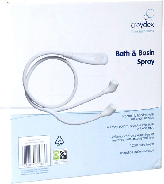 Croydex Push-Fit Wash Basin, Push-Fit Bath